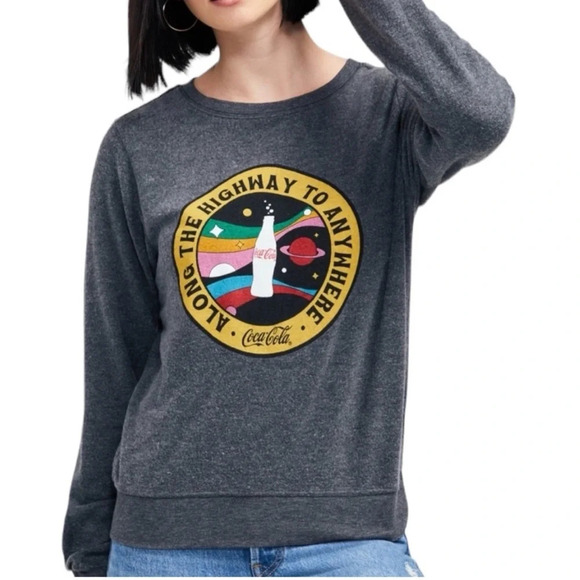 Wildfox x Coca Cola Along The Highway Baggy Beach Jumper - Picture 1 of 2